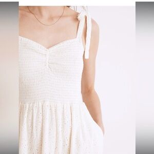 White Eyelet Sundress, Madewell xs